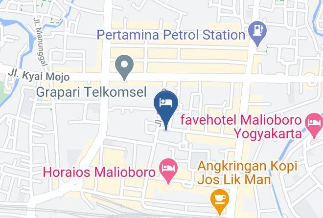 Kota Yogyakarta - Griya Sentana Hotel Maps