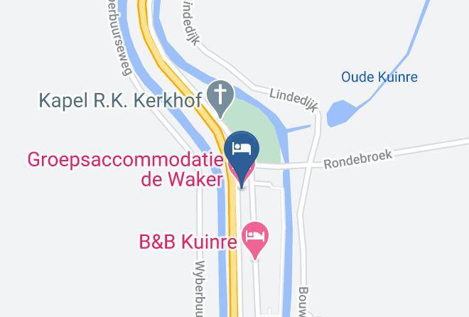 Steenwijkerland - Groepsaccommodatie De Waker Maps