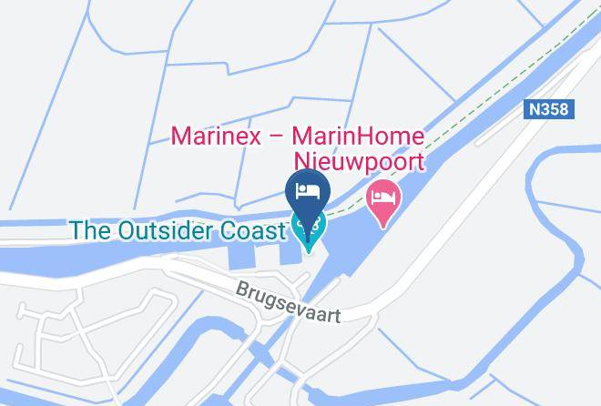 West Flanders - Groepsaccommodatie Jeanne Panne Karel Cogge & Kraaienest Maps