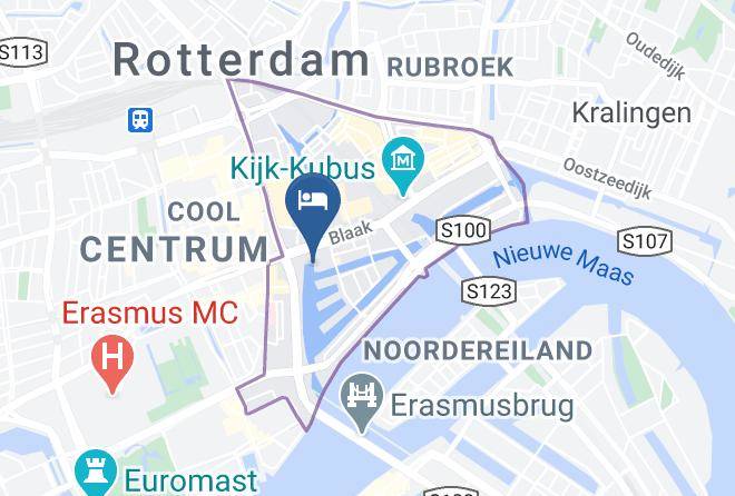 Groepsaccommodatie Rotterdam Map