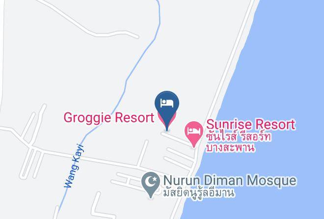 Amphoe Bang Saphan - Groggie Resort Maps