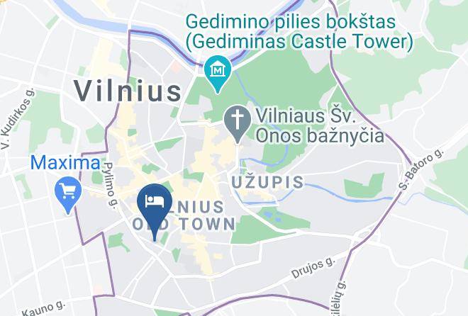 Vilnius - Grotthuss Boutique Hotel Vilnius Maps