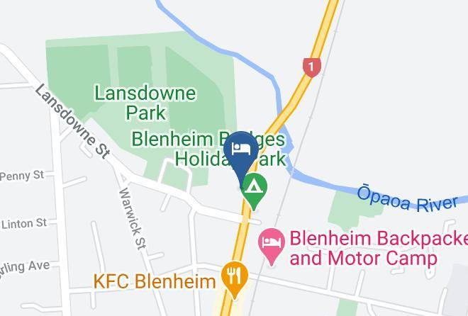 Blenheim - Grove Park Motor Lodge Maps