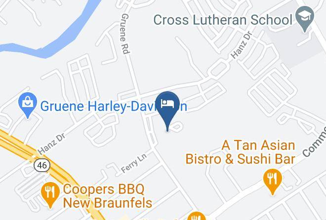 Gruene Homestead Inn Map