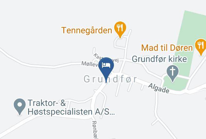 Hinnerup - Grundfor Bed And Breakfast Maps