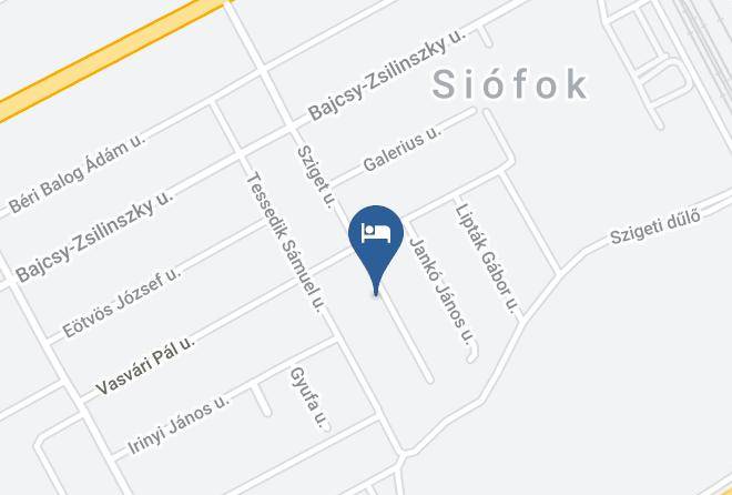 Siofok - Grundner Panzio Maps