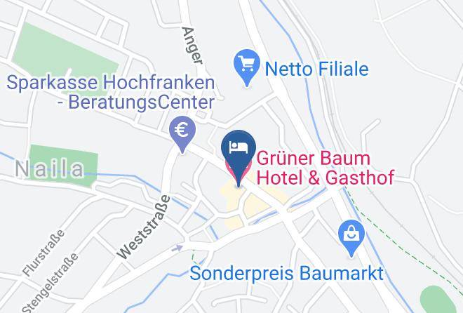 Hof - Gruner Baum Hotel & Gasthof Maps