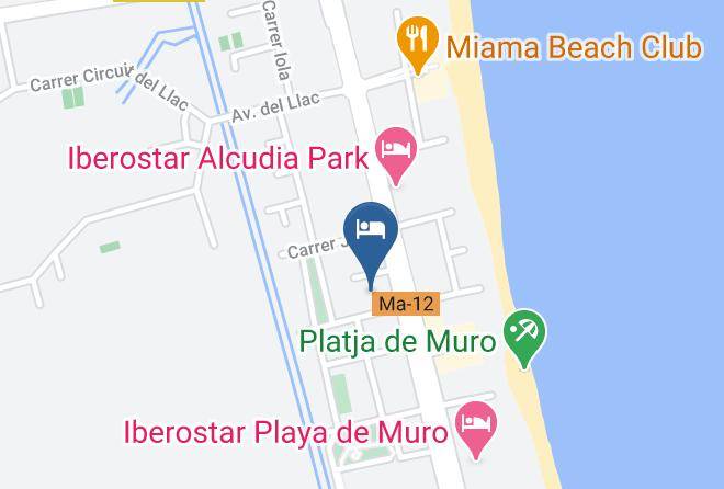 Baleares - Grupotel Alcudia Suite Maps