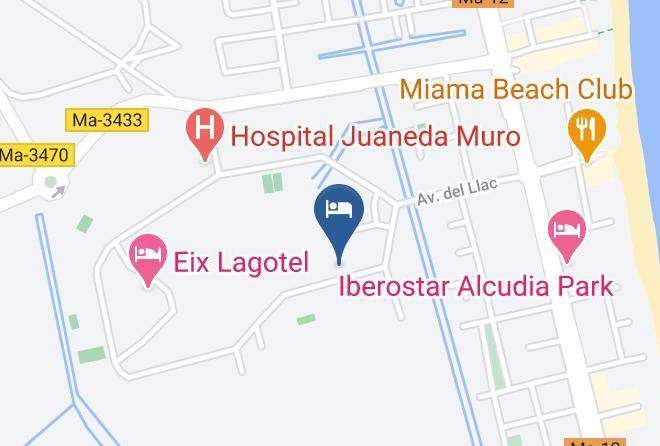 Grupotel Amapola Map