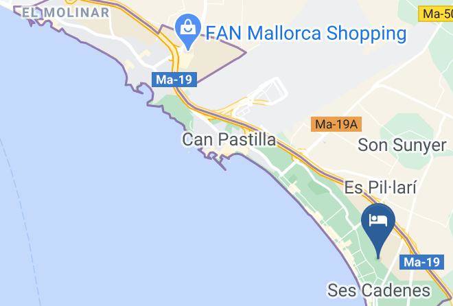 Baleares - Grupotel Playa De Palma Suites & Spa Maps