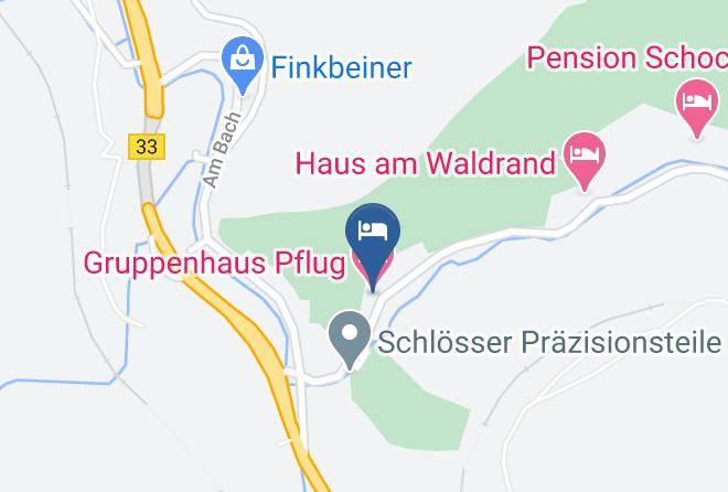 Schwarzwald Baar Kreis - Gruppenhaus Pflug Maps