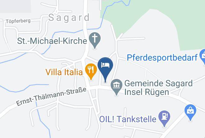 Vorpommern Rugen - Gruppenhaus Zur Brunnenaue Maps