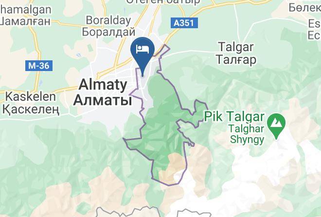 Almaty City - Grushevy Hospitality Boutique Maps