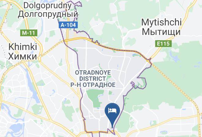 Moscow - Grezy Mini Otel' Maps