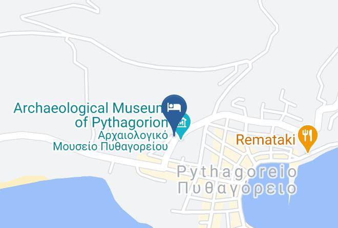 Samos - G Sandalis Hotel Maps