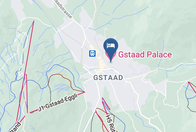 Gstaad Palace Karte - Berne - Obersimmental Saanen