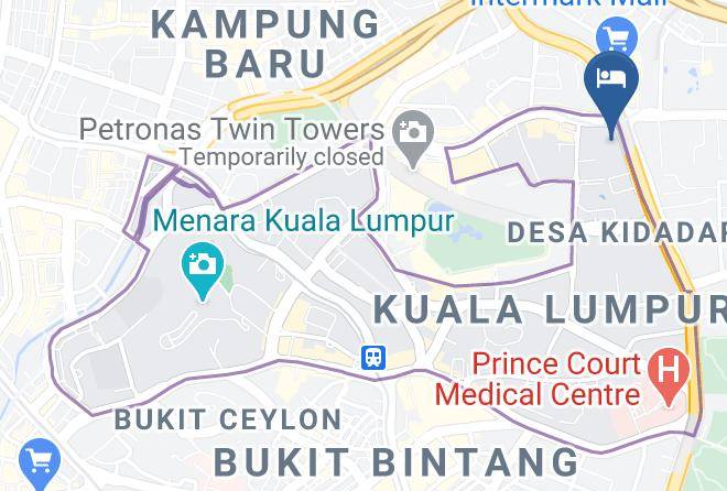 Kuala Lumpur - Gtower Hotel Maps