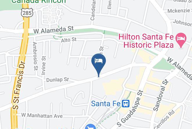 Santa Fe - Guadalupe Inn Maps