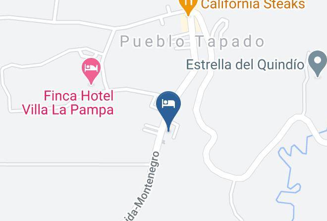 Montenegro - Guadua & Cafe Hotel Maps
