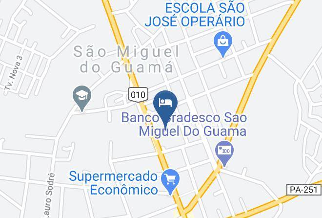 Sao Miguel Do Guama - Guama Palace Hotel Maps