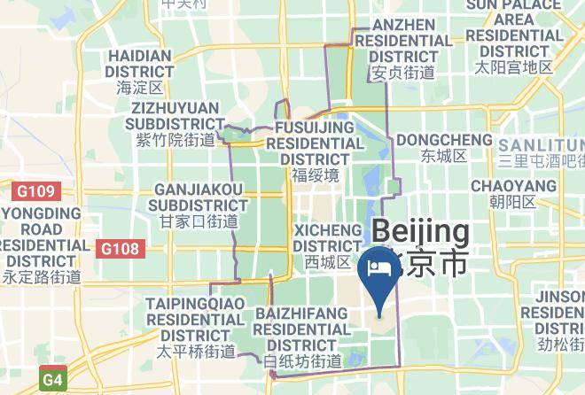 Xicheng District - Guan Tong Modern Hotel Beijing Maps