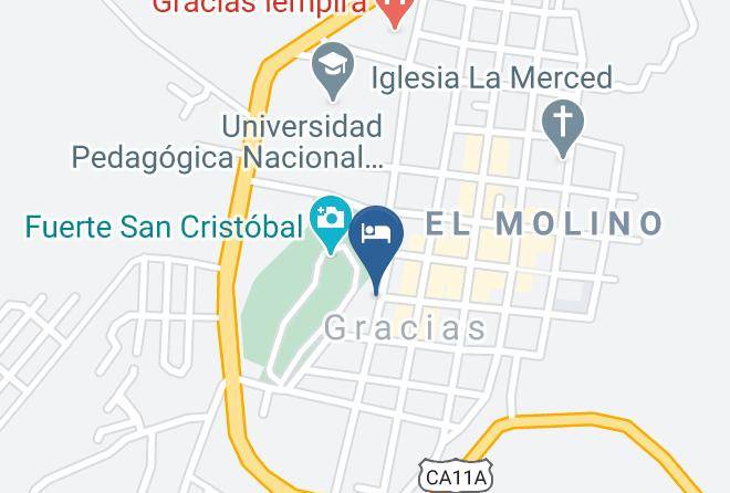 Gracias - Guancascos Hotel & Restaurant Maps