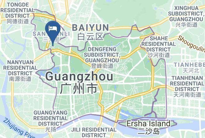 Guangzhou - Guangdu Airport Hotel Lijiang Maps