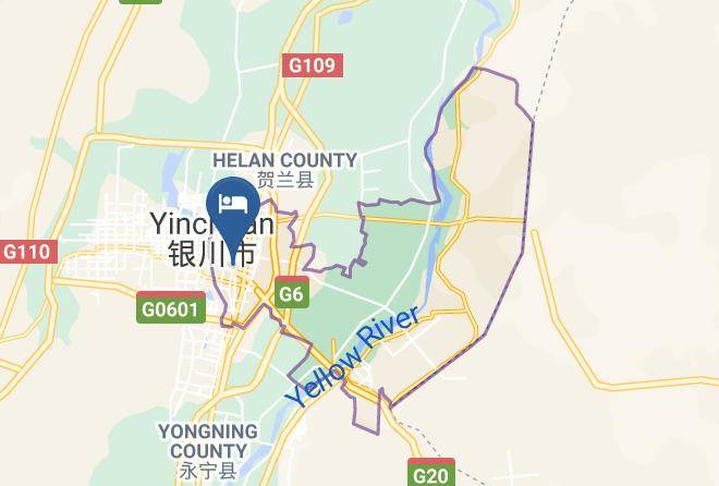 Yinchuan - Guangsheng Hongda Hotel Maps