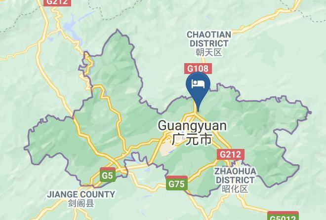 Guangyuan - Guangyuan Empress Hot Spring Hotel Maps