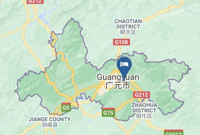 Guangyuan Hongtai Fine Arts Hotel Map