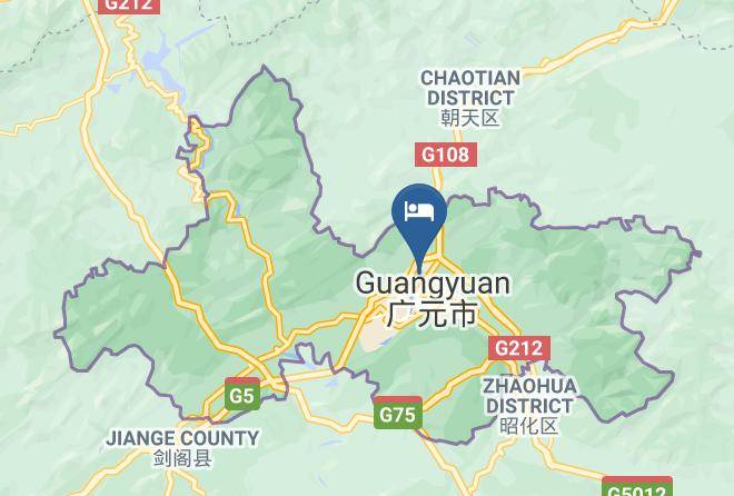 Guangyuan - Guangyuan Railway Station Tianxin Business Hotel Maps