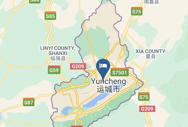 Yuncheng - Guangyue Hotel Erbu Maps