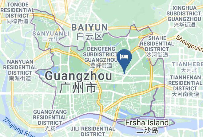 Guangzhou - Guangzhou Hong Fan Hotel Maps