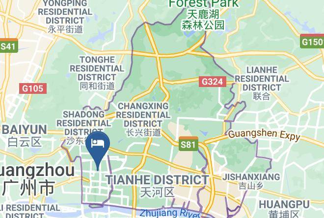 Guangzhou Marriott Hotel Tianhe Map