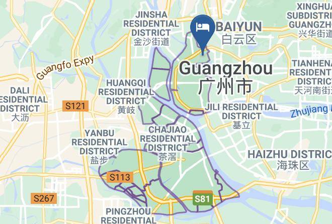 Guangzhou - Guangzhou Planet Hotel Maps