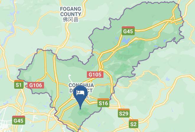 Guangzhou Sanbaidong Forest Resort Map