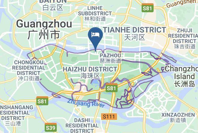 Guangzhou - Guangzhou Zhujiang Dijing Youth Hotel Maps