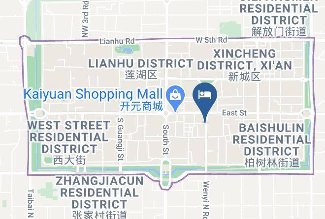 Xi An - Guantu Express Hotel Maps