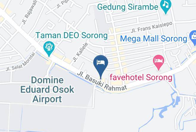 Kota Sorong - Guardian Family Hotel Maps