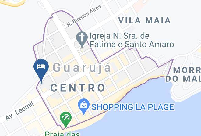 Guaruja - Hotel Guarumar Style Maps