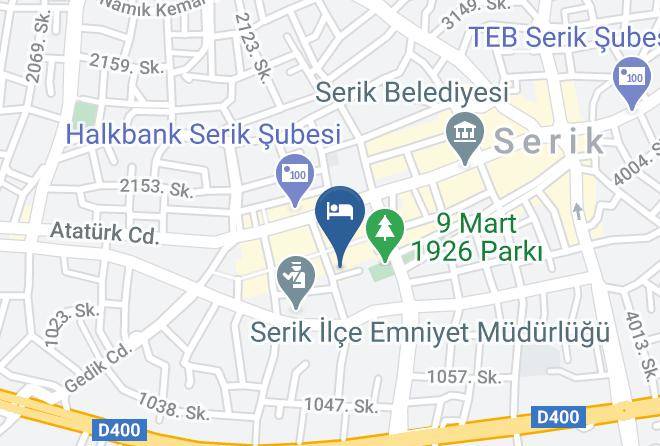 Guckar Sehrinn Oteli Serik Map
