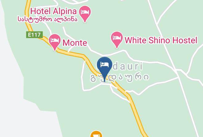 Georgia - Gudauri Hotel Retro Maps