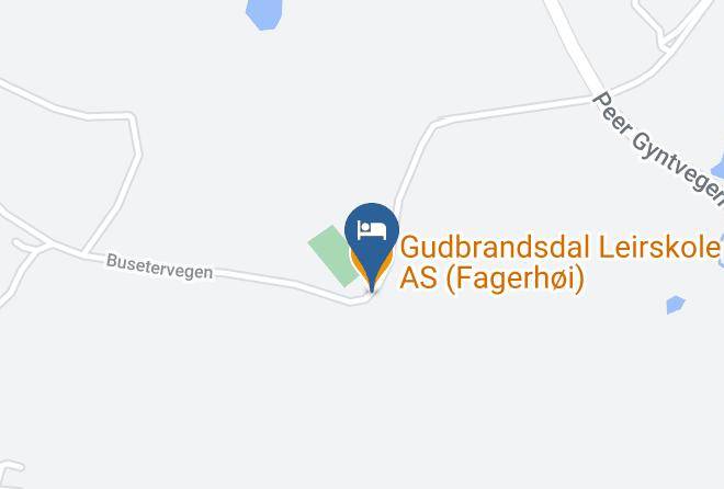 Sor Fron - Gudbrandsdal Leirskole As Maps
