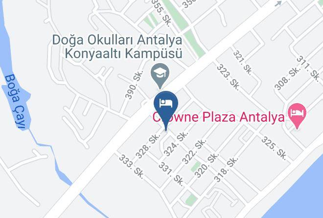 Konyaalti - Guden Pearl Hotel Maps