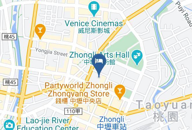 Zhongli District - Guei Guan Hotel Maps