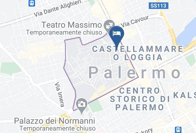 Palermo - Guelio Al Massimo Suites&breakfast Maps