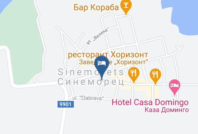 Tsarevo - Guest Hause Vasilevi Sinemorets Maps