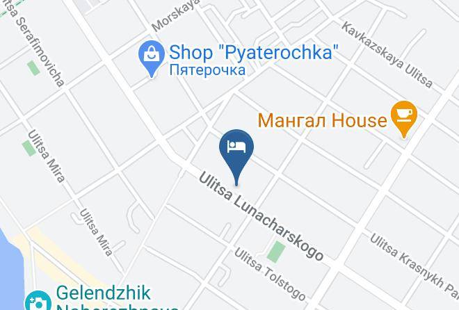 Gelendzhik - Gostevoy Dom Agina Maps