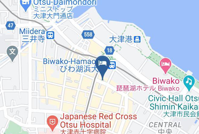 Otsu City - Guest House Hana Maps