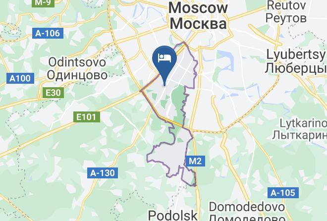 Moscow - Gostevoy Dom Profsoyuznyy Maps